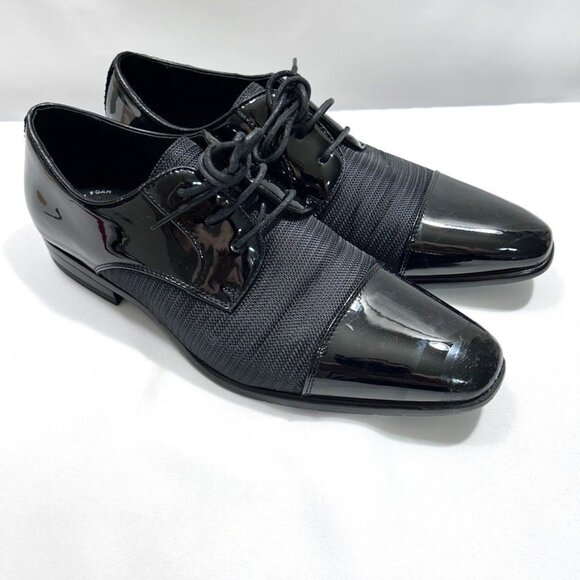 Stacy Adams Pharoah Cap Toe Oxford Men's Shoes Black US 8.5M Wedding - Picture 1 of 13